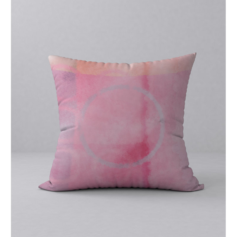 Abstract Reversible Throw Pillow, 20" x 20"