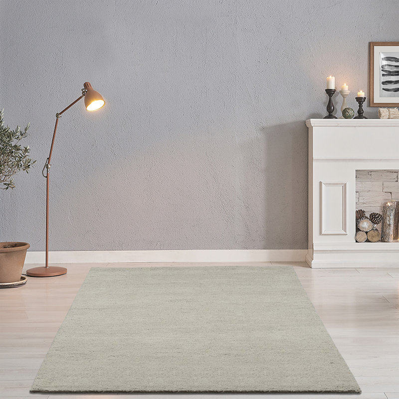 Hand Knotted Wool Sand Indoor Rug, Rectangle 250 x 350cm