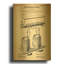 «Beer Barrel Vintage Abstract Blueprint» par Luxe, art mural en métal doré, 12 po x 16 po-133248254