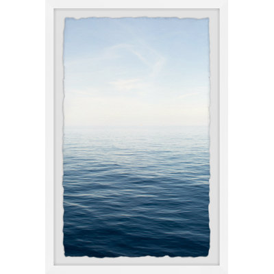 Deep Blue Sea View - Single Picture Frame Print