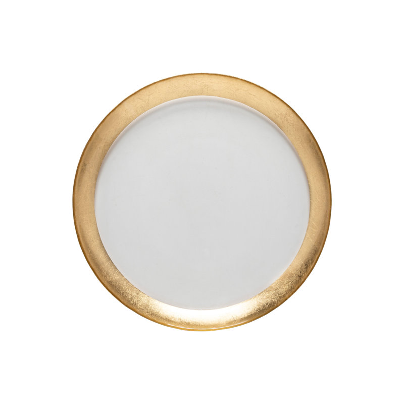 Assiette plate en verre