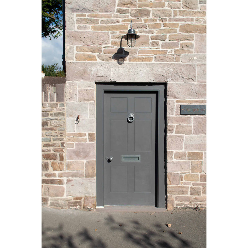 Mail Slot, Pewter Patina, 11cm H x 26.6cm W x 0.5cm D