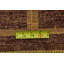 Tapis de zone en laine 7 pi 9 po x 8 pi noué la one-of-kind main Nash