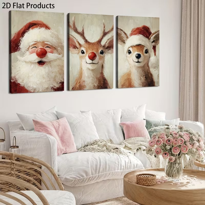 3 Piece Wrapped Canvas Print