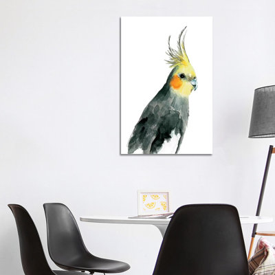 Cockatiel II 1 Piece Wrapped Canvas Painting