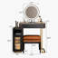 Dressing Table with Mirror-1371181617