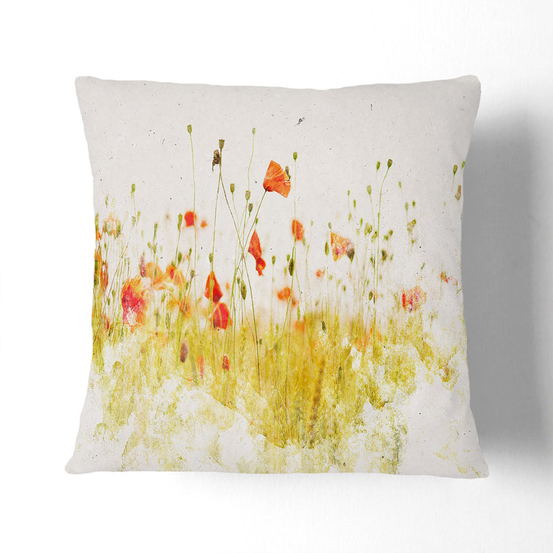 Square Throw Cushion, 40cm H x 40cm W x 15cm D