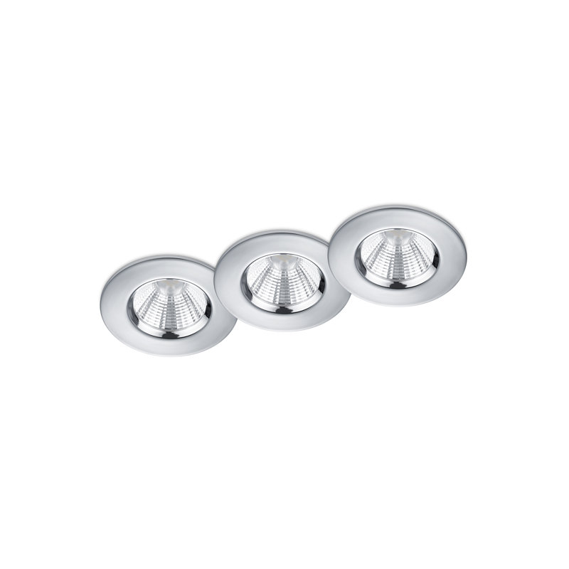 Axilen 72cm LED Recessed Lighting Kit, Chrome