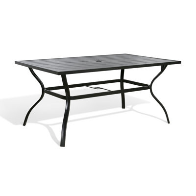 Rectangular Metal Outdoor Dining Table