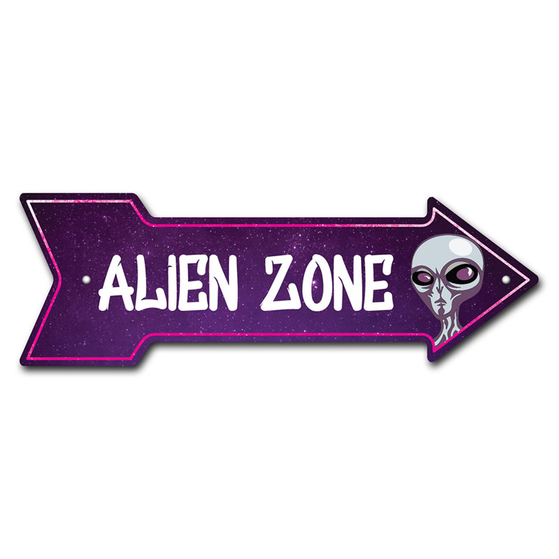 Adhésif décoratif Alien Zone Arrow