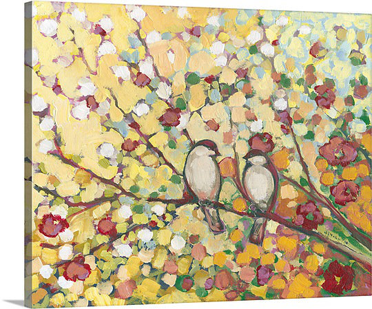 "Anjolina A Hush Rendezvous" par Jennifer Lommers, reproduction d'art sur toile, H 24 po x l 30 po x P 1,25 po