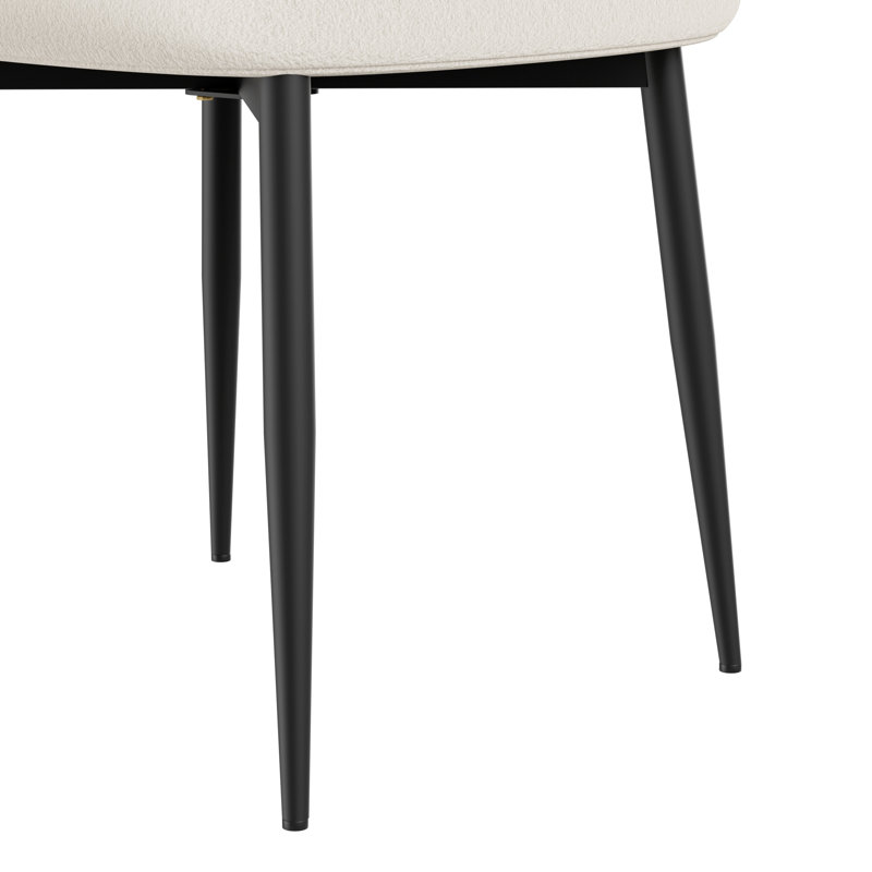 Chaises de salle à manger Modern Modern, Black