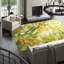 Abstract Area Rug in Green/Orange