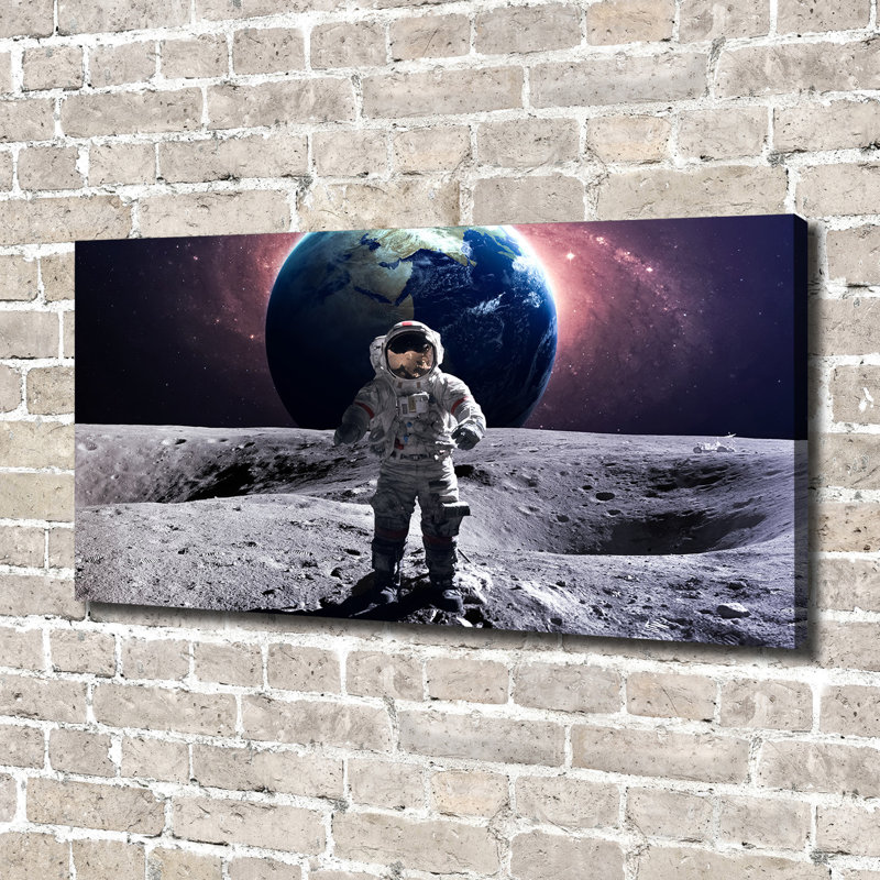 Astronaut - Wrapped Canvas Print, 70cm H x 140cm W