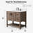 Marissa 36" Freestanding Single Bathroom Vanity with Engineered Stone Top-499333724