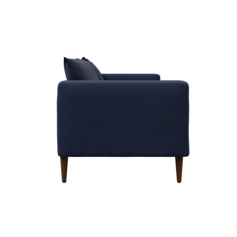 Essential Sofa, Midnight Upcycled Poly, Dark Brown