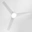 Ceiling Fan With Led Light, 132 Cm Diameter, Matte White, 6 Speed Settings, Dimmable