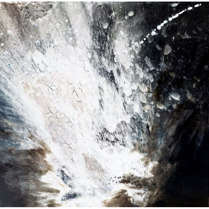 Volcano Contemporary Fine Art, 30" H x 30" W x 1.5" D, Unframed