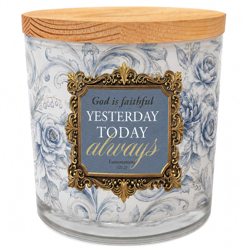 Soy Candle God Is Faithful Always 13 Oz