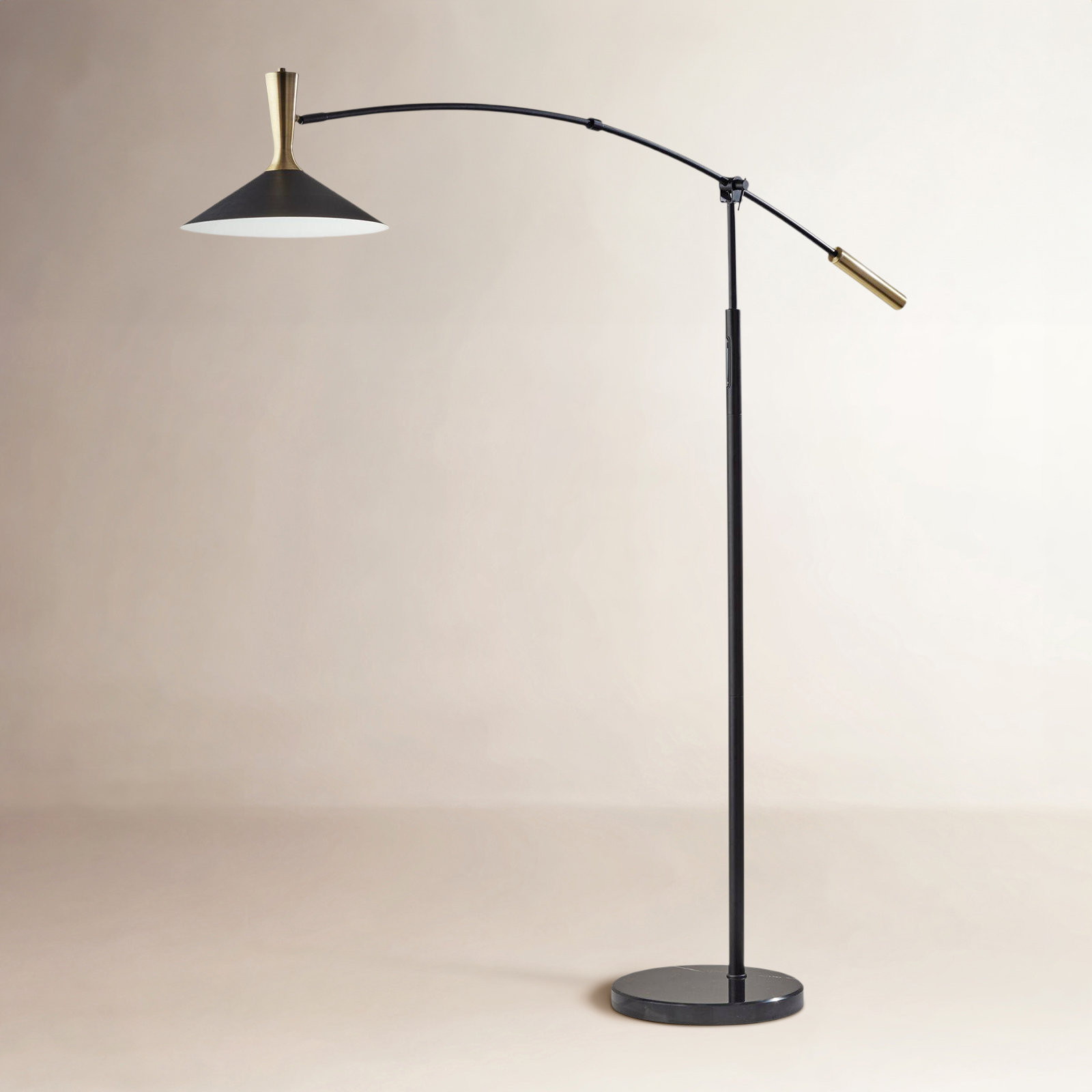 Sahrye 81 " Dimmable Adjustable Height Floor Lamp