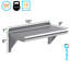 Tablette murale en acier inoxydable 8 po x 16 po
