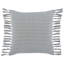 Benny 20" Square Throw Pillow, Blue Natural