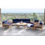 Ensemble de conversation d'extérieur 8 personnes avec coussins Monterey Teak-94431153-124928171
