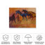 Décoration murale d'extérieur Blech Free Range Horses-1159896391