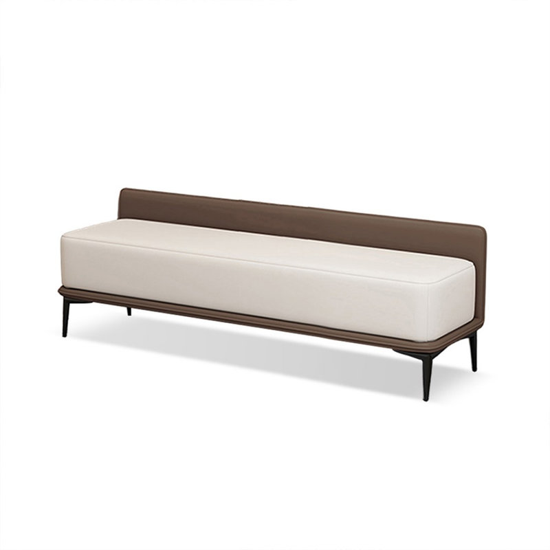 Banc rembourré Coffee, Café, H 20,47 po x l 47,24 po x P 15,75 po