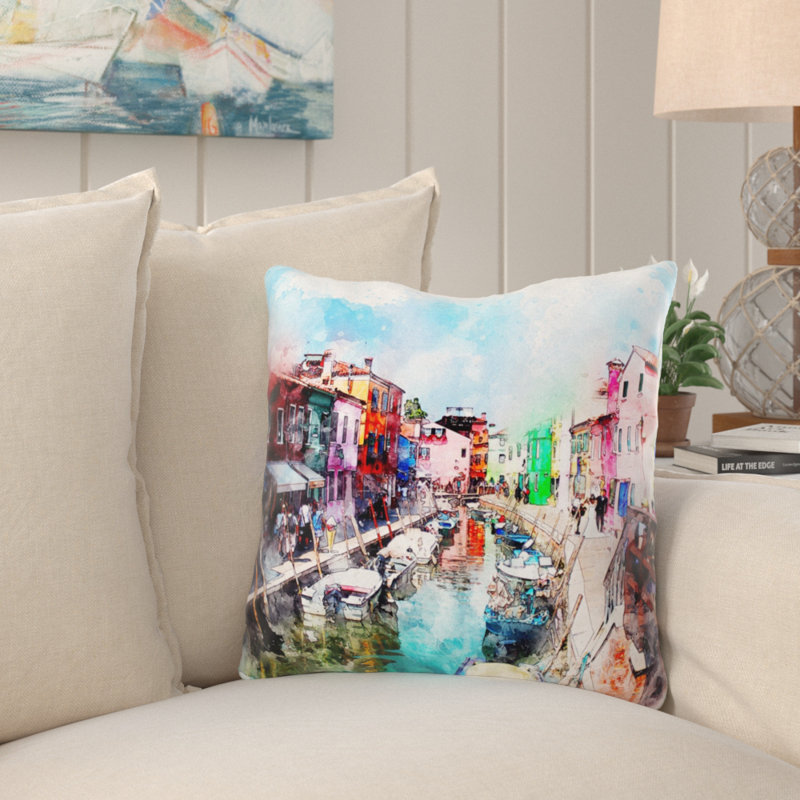 Coussin Fairway, Intérieur, Microsuède