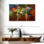 Carte du monde colorée en métal - 3 impressions sur toile tendue-681891513