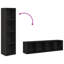 Bookcase Black Oak Engineered Wood-1413396059