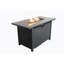 Table de foyer d'extérieur en acier avec couvercle H 25 po x l 42 po