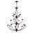 Maynes 24 - Light Steel Dimmable Chandelier-124074552