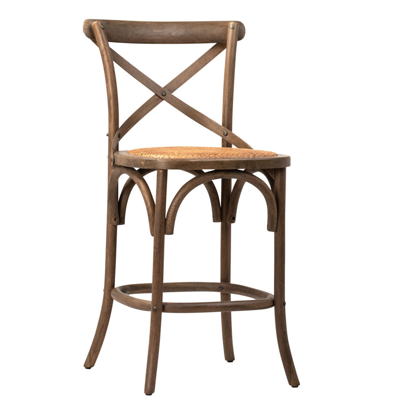 Tabouret Portebello, brun moyen, Naturel