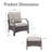 Bobra Outdoor Wicker Rattan Patio Chairs With Cushions And Ottomans-358769912