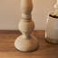 Hidcote Table light Base finished in Natural wood
