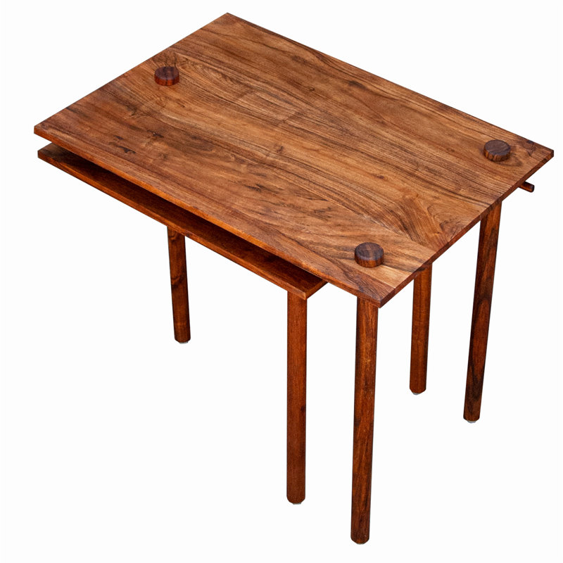 Table de bout en bois massif Coreena