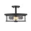 Plafonnier semi-encastré cylindrique 13,75 po Attah-1786461392