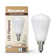 4 Watt Dimmable ST15 Light Bulb With Milky Glass Finish And Candelabra (E12) Base