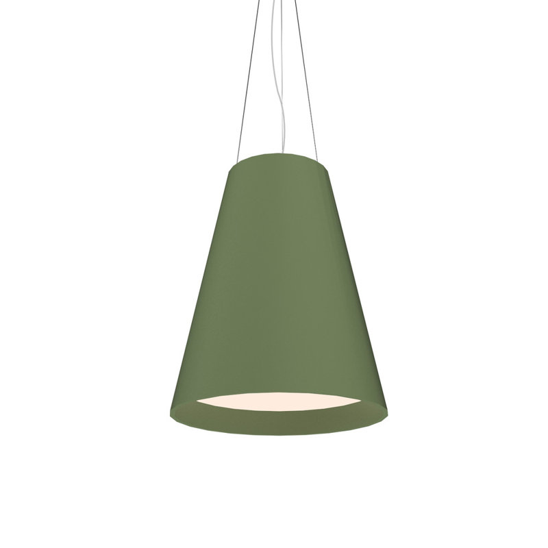 1 - Light LED Pendant, Imbuia, 4000
