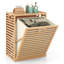 Bamboo Cabinet Laundry Hamper with Handles