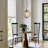 12.62" 1 - Light Lantern Geometric Chandelier