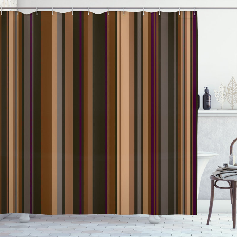 Becca Shower Curtain with Hooks Included, 70" H x 69" W