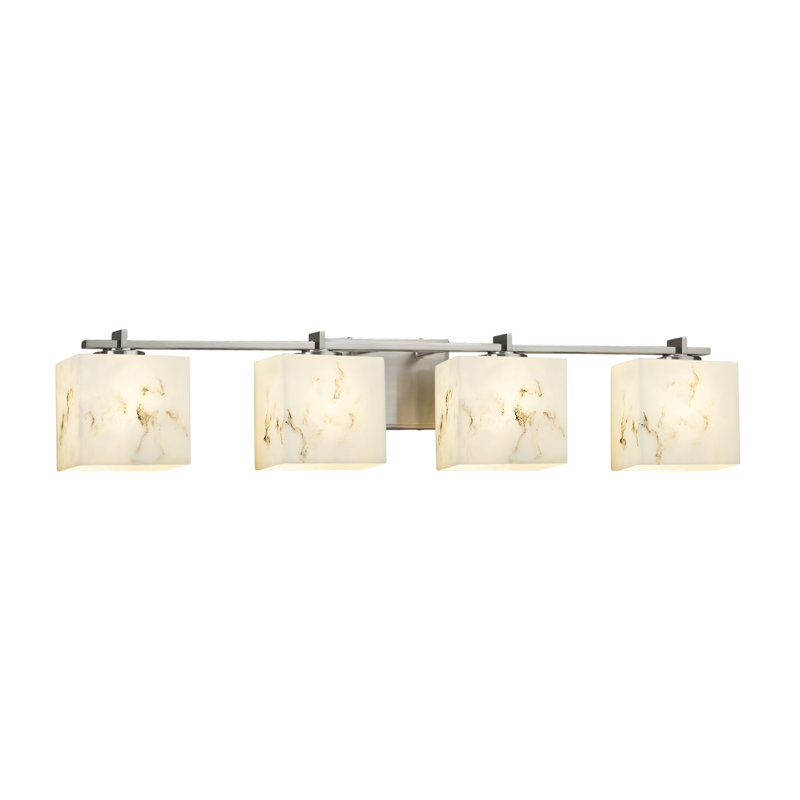 Donatelli 4 - Light Dimmable Vanity Light, Brushed Nickel