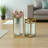 Drusilla Set Of 2 Indoor Fluted Glass Lanterns - 16" And 12.25"-1485076320