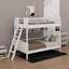 Lit superposé simple en bois avec 3 tablettes de rangement-956620993