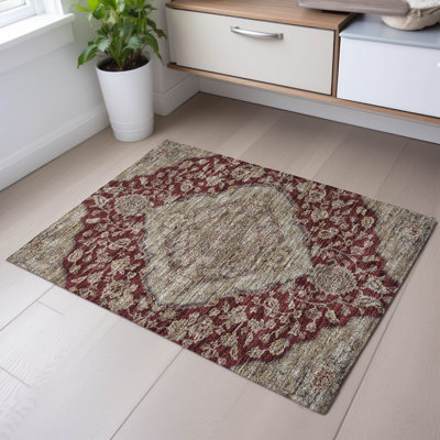 Premium Machine Washable Gurubaksh AMF1151 Global Rug