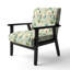 Seashell Sketches Tropical Motif - Chaise rembourrée côtière avec accoudoirs, fauteuil d'appoint beige-2132412722