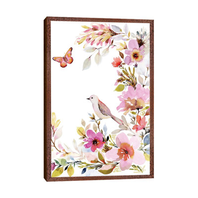 Flora Bird by Stephanie Ryan - Painting on Canvas